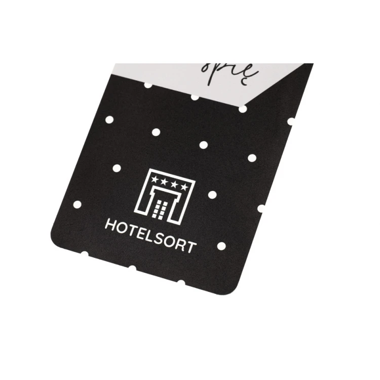 Zawieszki na klamkę hotelową - wymiary: 65x210mm - druk UV - ZAW016