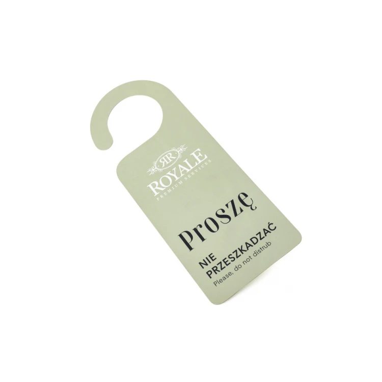 Zawieszki na klamkę hotelową - wymiary: 81x210mm - druk UV - ZAW009