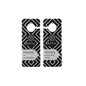 Zawieszki na klamkę hotelową - wymiary: 80x206mm - druk UV - ZAW018