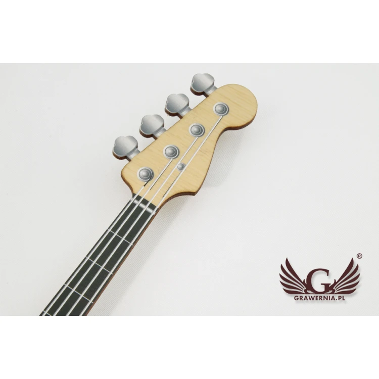 Zegar basisty - Gitara Basowa - kolorowy druk UV - ZEG010