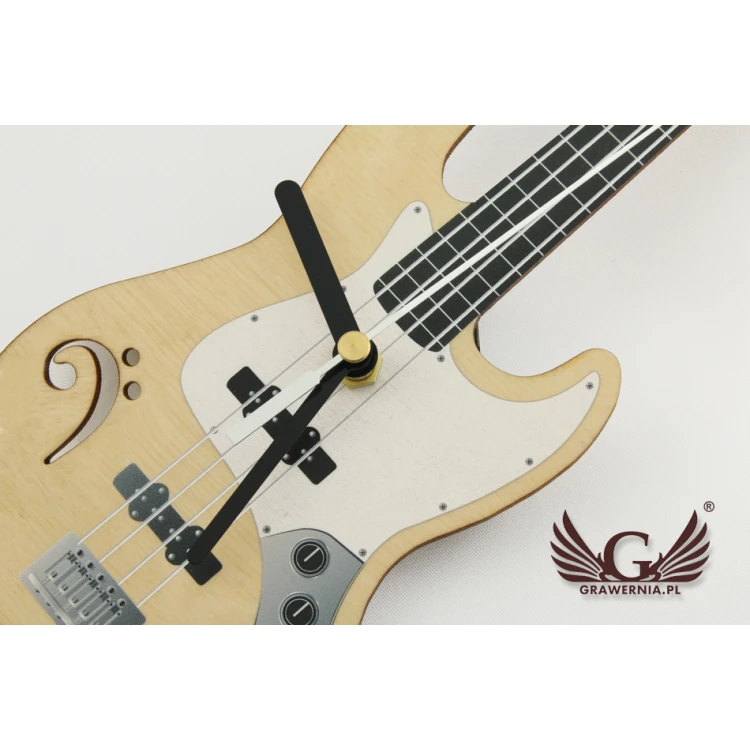 Zegar basisty - Gitara Basowa - kolorowy druk UV - ZEG010