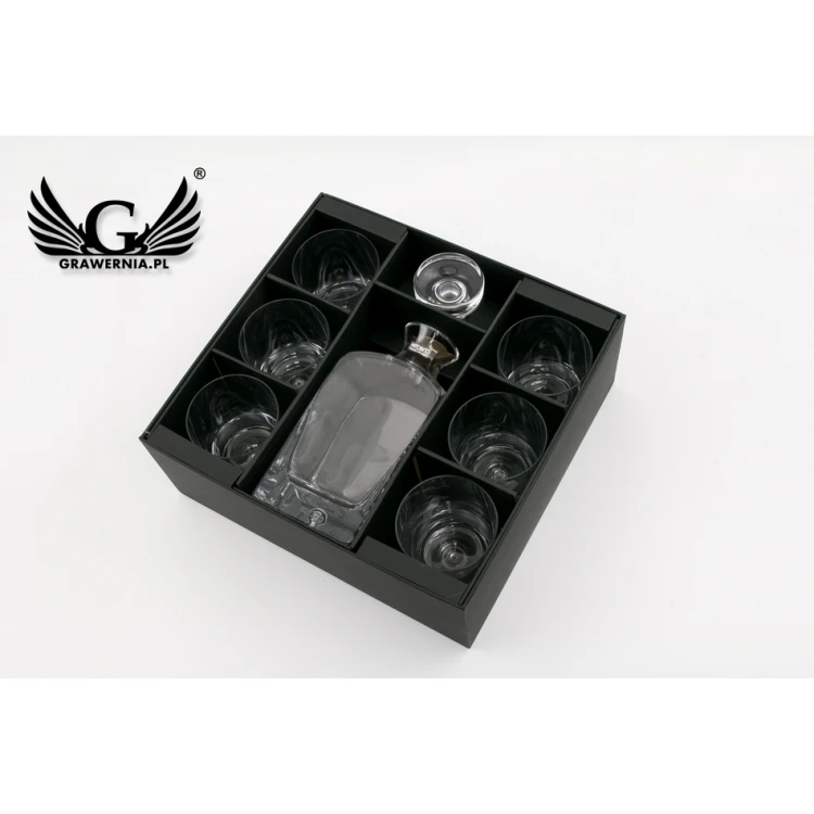 Zestaw do whisky z grawerem - LAMBERT - KAR046