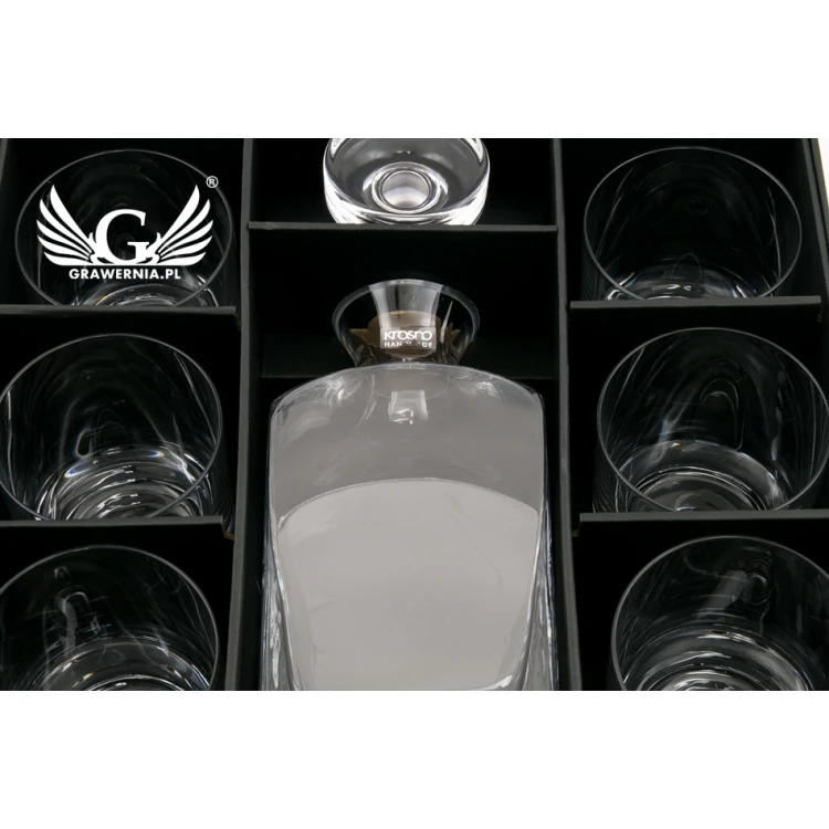 Zestaw do whisky z grawerem - LAMBERT - KAR046