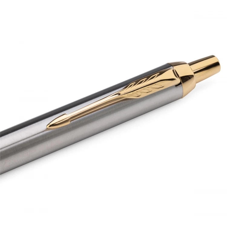 Zestaw Parker IM Core Brushed GT - pióro wieczne i długopis - PAR209-DUO-PRO