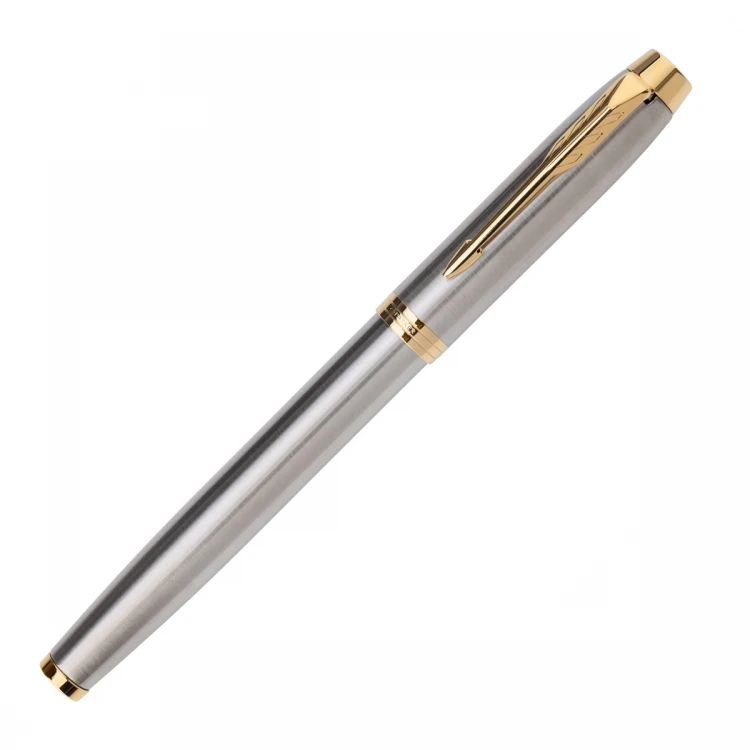 Zestaw Parker IM Core Brushed GT - pióro wieczne i długopis - PAR209-DUO-PRO