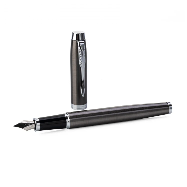 Zestaw Parker IM Core Dark Espresso CT pióro wieczne i długopis z etui - PAR195-DUO-PT