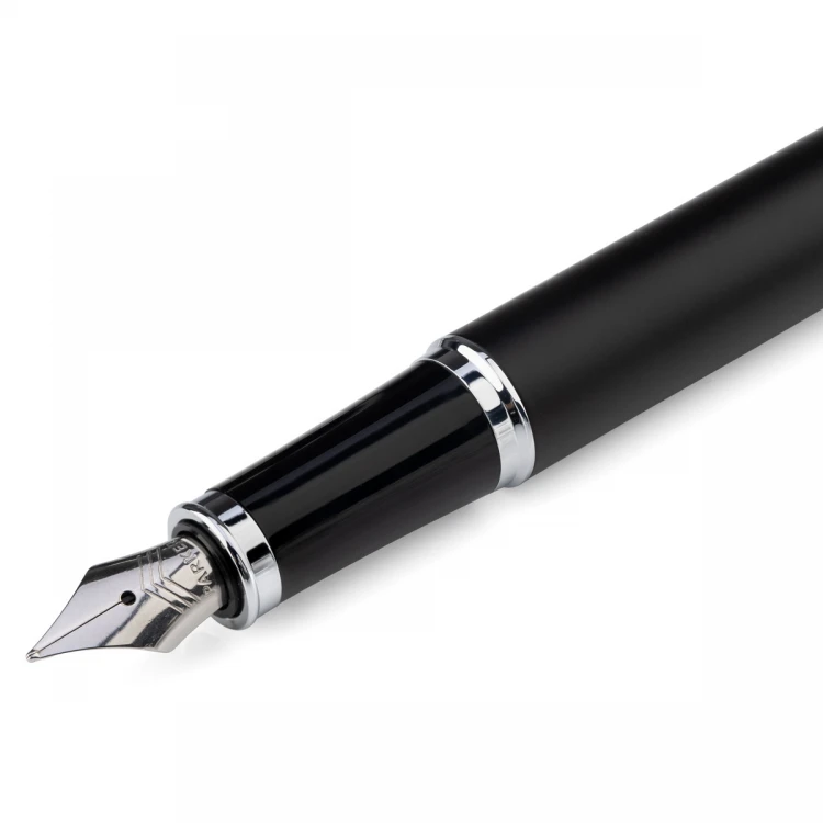 Zestaw Parker IM Essential Matte Black CT - pióro wieczne i długopis - PAR214-DUO-PRO