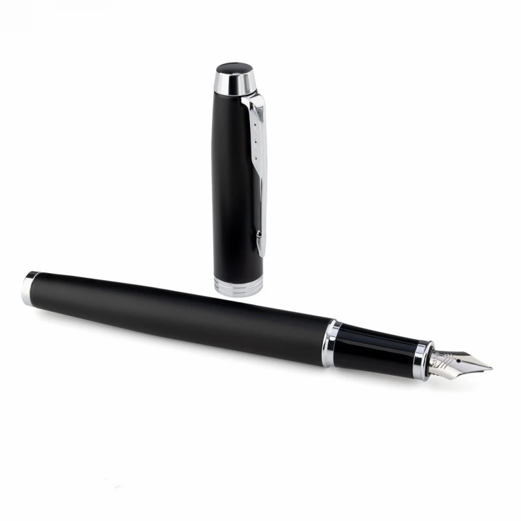 Zestaw Parker IM Essential Matte Black CT - pióro wieczne i długopis - PAR214-DUO-PRO