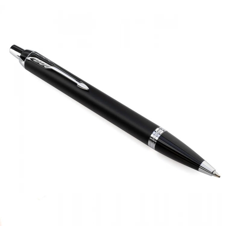 Zestaw Parker IM Essential Matte Black CT - pióro wieczne i długopis - PAR214-DUO-PRO