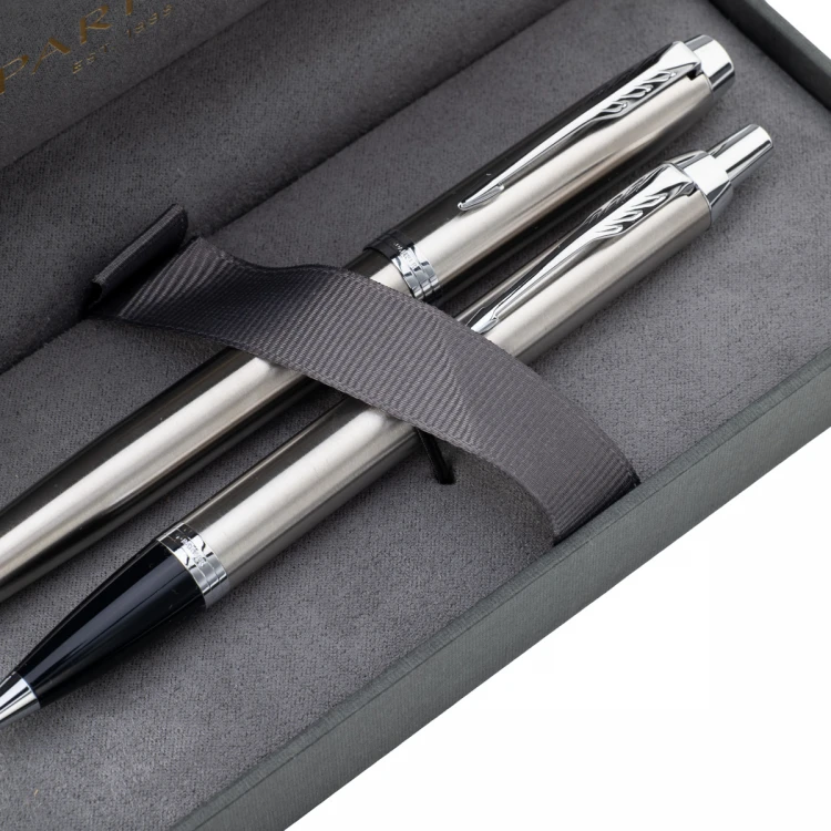 Zestaw Parker IM Essential Stainless Steel CT - pióro wieczne i długopis - PAR213-DUO-PRO