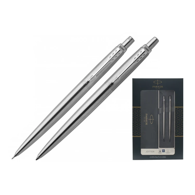 Zestaw Parker Jotter Core Stalowy CT ołówek i długopis - PAR179-DUO-CT