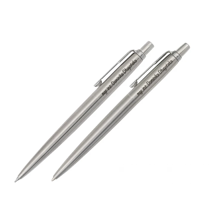 Zestaw Parker Jotter Core Stalowy CT ołówek i długopis - PAR179-DUO-CT