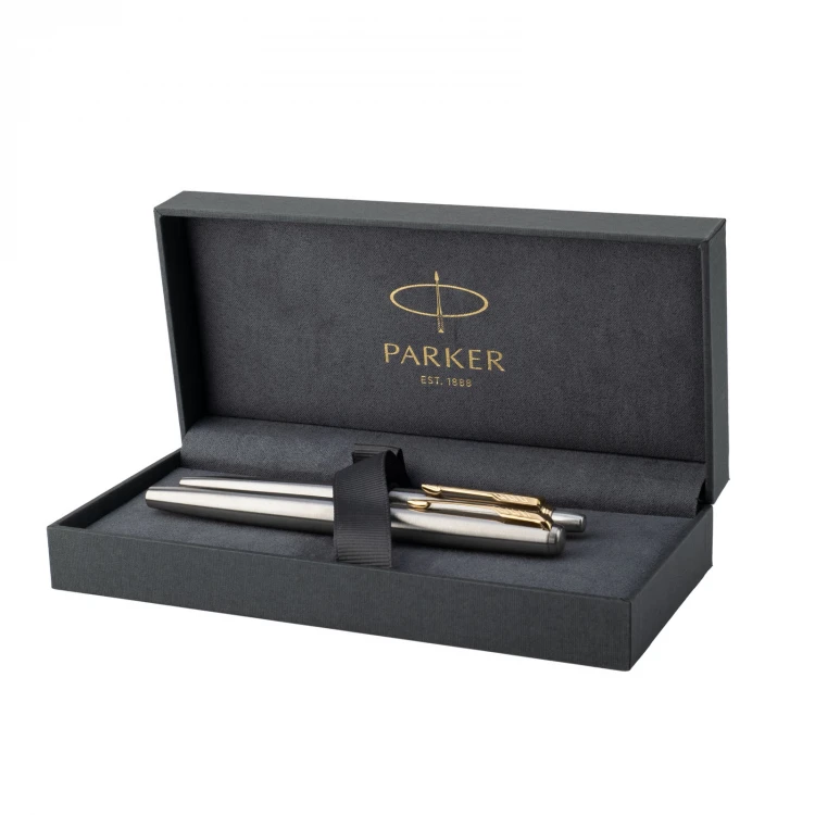 Zestaw Parker Jotter Core Stainless Steel GT - pióro wieczne i długopis - PAR234-DUO-PRO