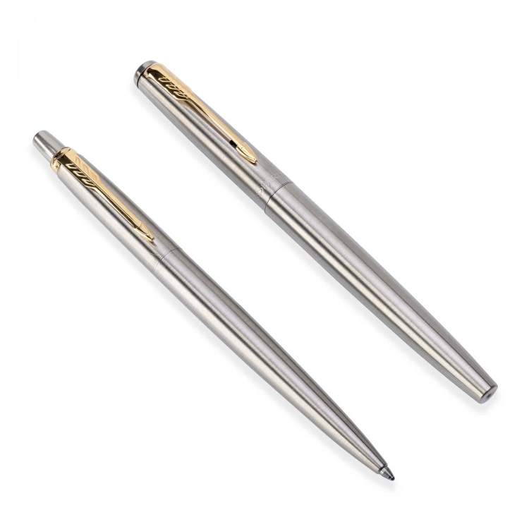 Zestaw Parker Jotter Core Stainless Steel GT - pióro wieczne i długopis - PAR234-DUO-PRO