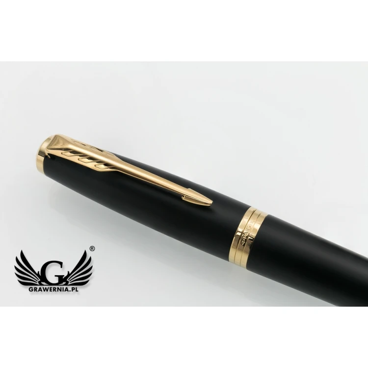 Zestaw Parker URBAN Core Muted Black GT pióro wieczne i długopis z białym notesem - PAR136-DUO-PT