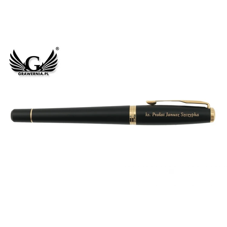 Zestaw Parker URBAN Core Muted Black GT pióro wieczne i długopis z białym notesem - PAR136-DUO-PT