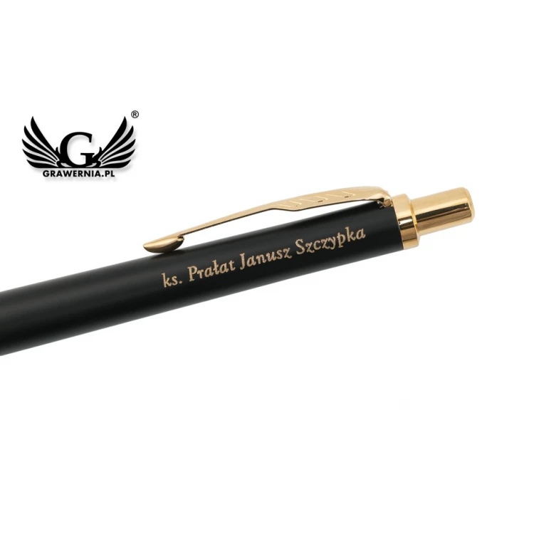 Zestaw Parker URBAN Core Muted Black GT pióro wieczne i długopis z białym notesem - PAR136-DUO-PT