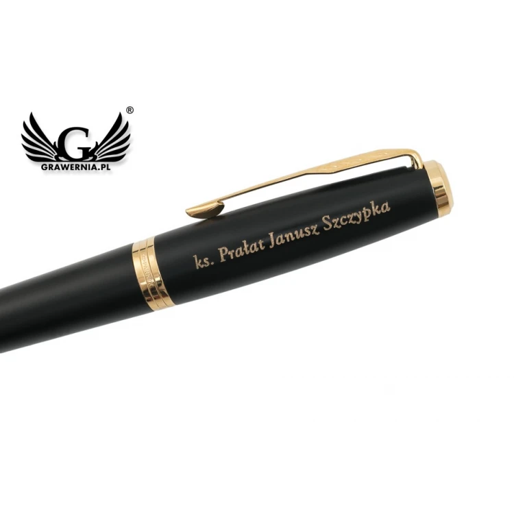 Zestaw Parker URBAN Core Muted Black GT pióro wieczne i długopis z białym notesem - PAR136-DUO-PT