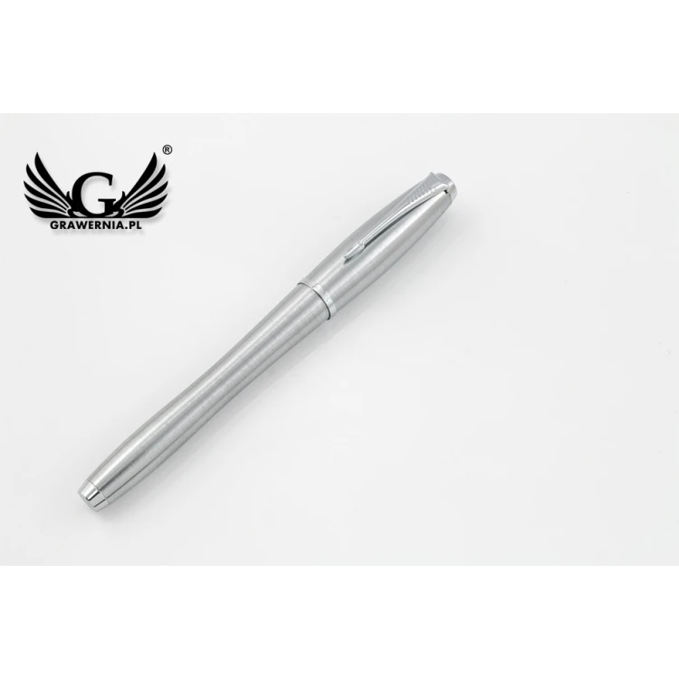 Zestaw Parker URBAN Metro Metallic CT pióro wieczne i długopis z czerwonym notesem - PAR137-DUO-SW