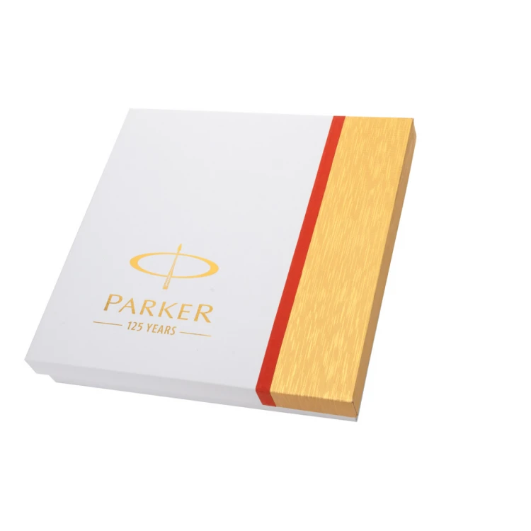 Zestaw Parker URBAN Metro Metallic CT pióro wieczne i długopis z czerwonym notesem - PAR137-DUO-SW