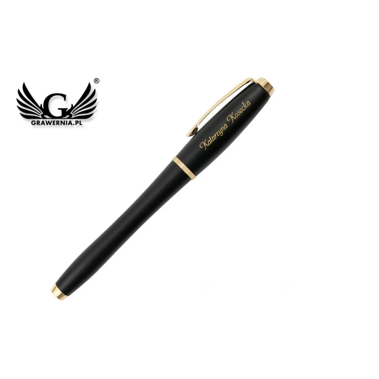 Zestaw Parker URBAN Muted Black GT pióro wieczne i długopis z etui - PAR116-DUO-SW