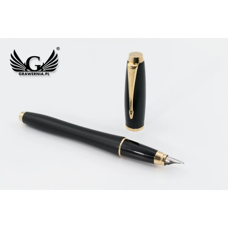 Zestaw Parker URBAN Muted Black GT pióro wieczne i długopis z etui - PAR116-DUO-SW
