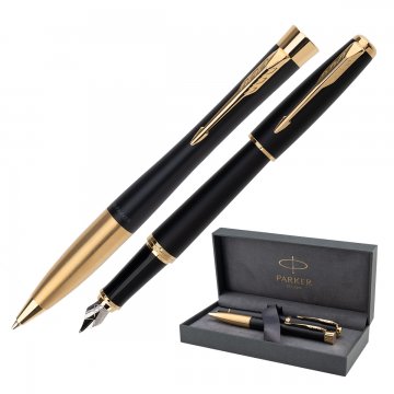 Zestaw Parker URBAN Muted Black GT pióro wieczne i długopis - PAR208-DUO-PRO