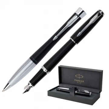Zestaw Parker URBAN Muted Black CT pióro wieczne i długopis - PAR231-DUO-PRO
