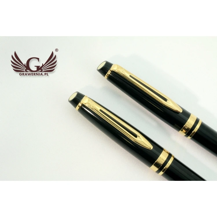 ZESTAW WATERMAN EXPERT CZARNY GT - WAT028-DUO
