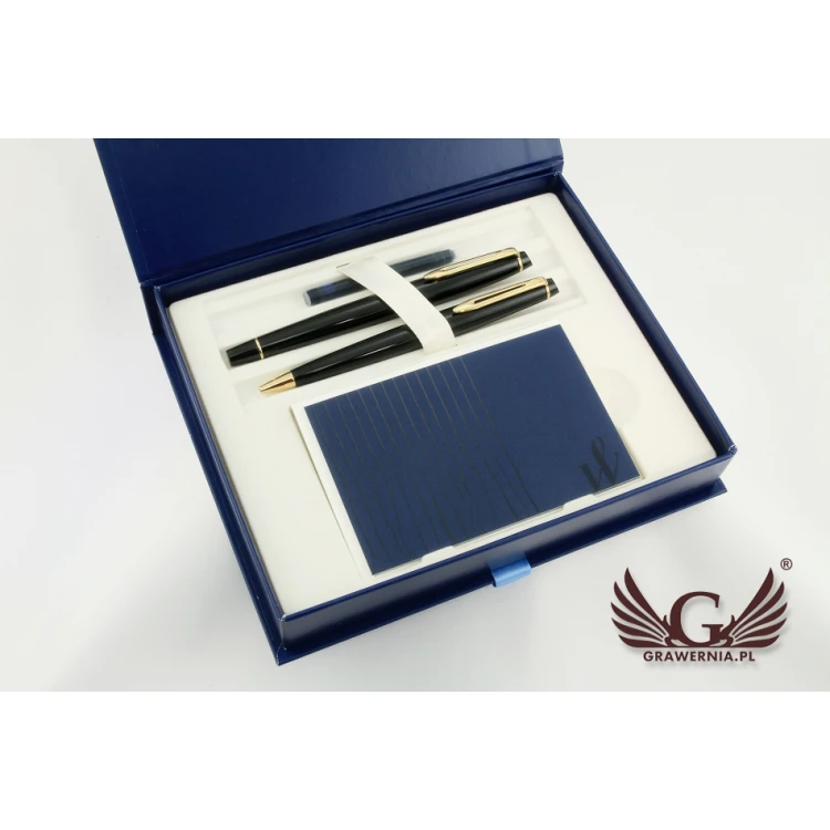 ZESTAW WATERMAN EXPERT CZARNY GT - WAT028-DUO