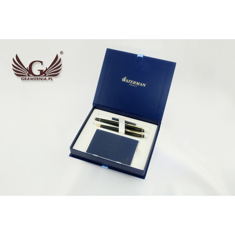ZESTAW WATERMAN EXPERT CZARNY GT - WAT028-DUO
