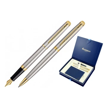 Zestaw Waterman HEMISPHERE Stalowy GT - WAT015-DUO