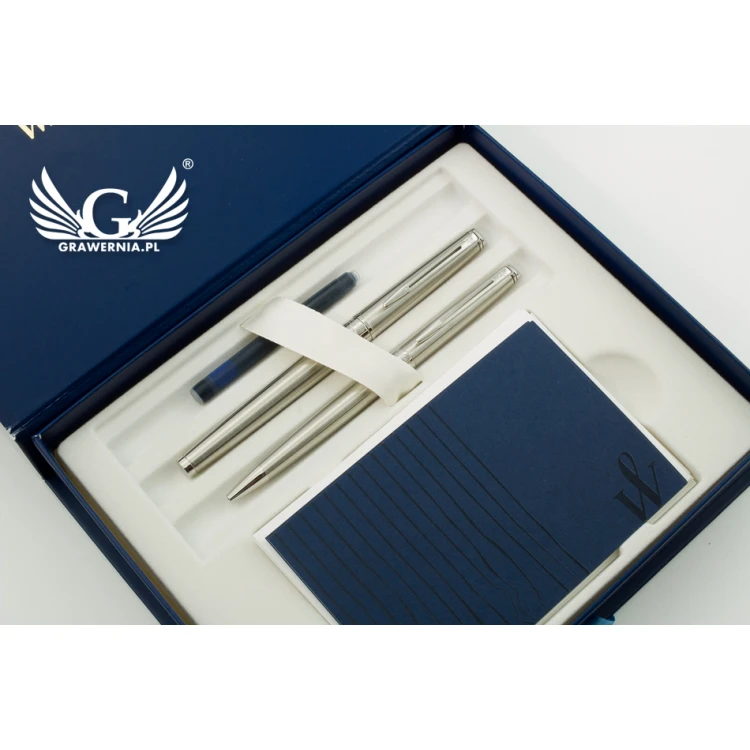 ZESTAW WATERMAN HEMISPHERE STALOWY CT - WAT014