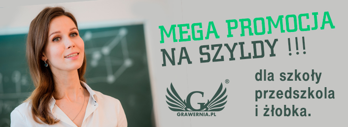 szyldy dla szkoły