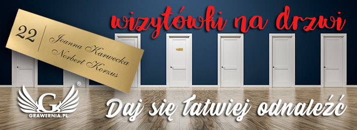 Wizytówki na drzwi